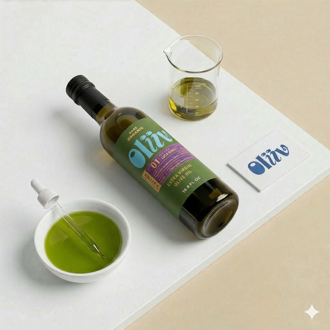 High Polyphenol Cold Pressed Organic Extra Virgin Olive Oil